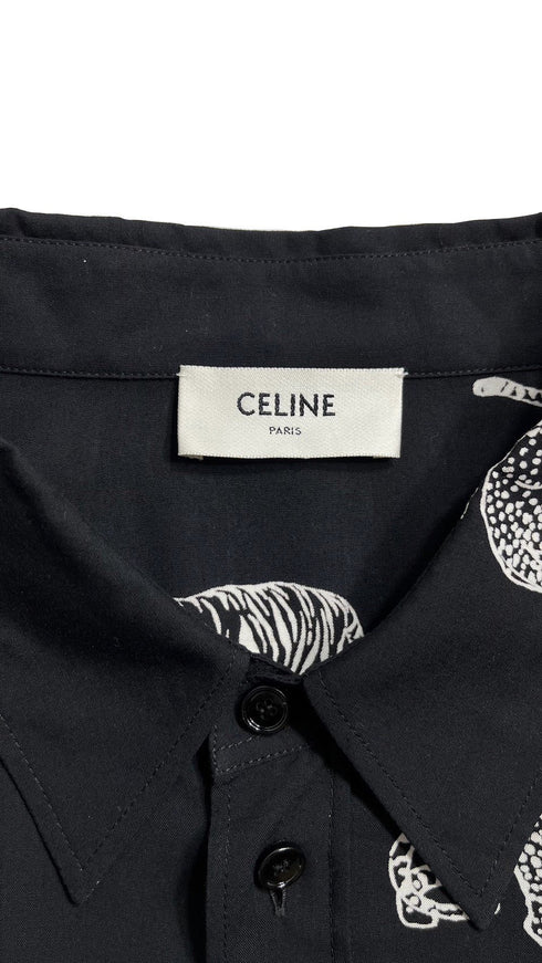 Printed Crepeシャツ